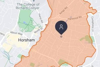 The power cut is the second to hit the Horsham district this week