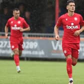 Ricky Aguiar is back in a Worthing shirt - seen here in the friendly vs Hashtag United | Picture: Mike Gunn
