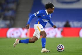 Percy Tau.  (Photo by Mike Hewitt/Getty Images)