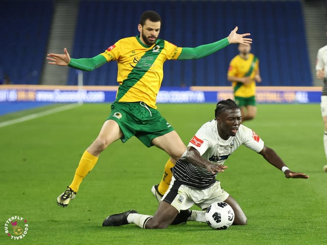 James Hammond’s majestic 95th minute free-kick clinched Horsham FC’s first league and Sussex Transport Senior Cup double in the club’s history.