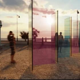 An artist's impression of the new work in Eastbourne