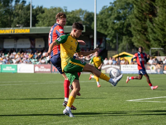 Horsham FC earned a well-deserved point against National League South leaders Dagenham & Redbridge at the Fusion Aviation Community Stadium on Saturday