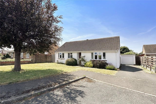 This detached bungalow is in a delightful, quiet cul-de-sac on the outskirts of Rustington. It is on the market with Graham Butt at £485,000.