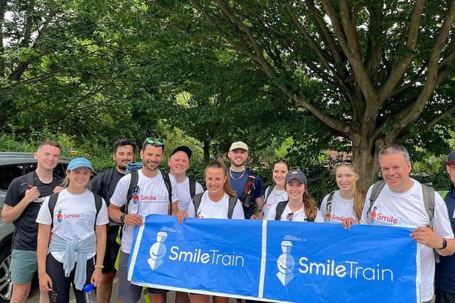 The DHA team are fundraising for Smile Train