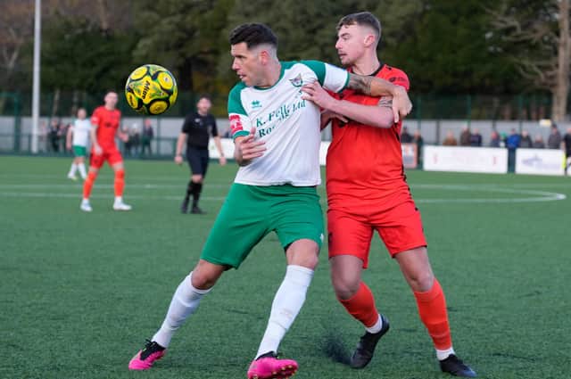 The Rocks in action against Portchester | Picture: Lyn and Trev Sports