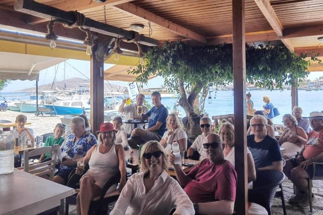 Debbie Jane, from Chichester, watched the World Cup final whilst abroad in Greece
