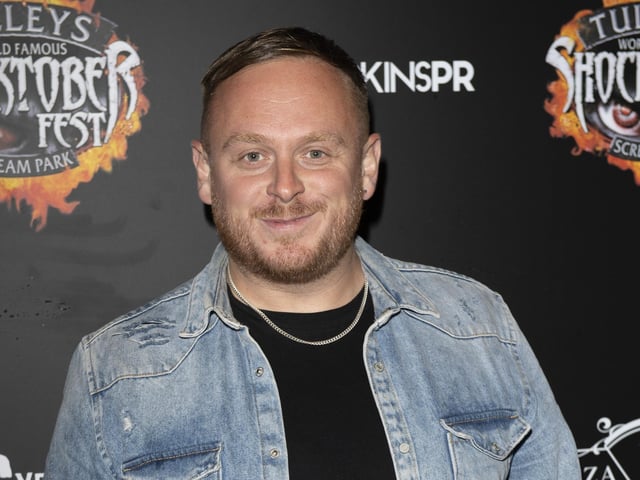 Ben Thompson attends Tulleys Shocktober Fest at Tulleys Farm on September 30, 2022 in Crawley, England. (Photo by Stuart C. Wilson/Stuart Wilson/Getty Images for Tulleys Shocktober Fest):