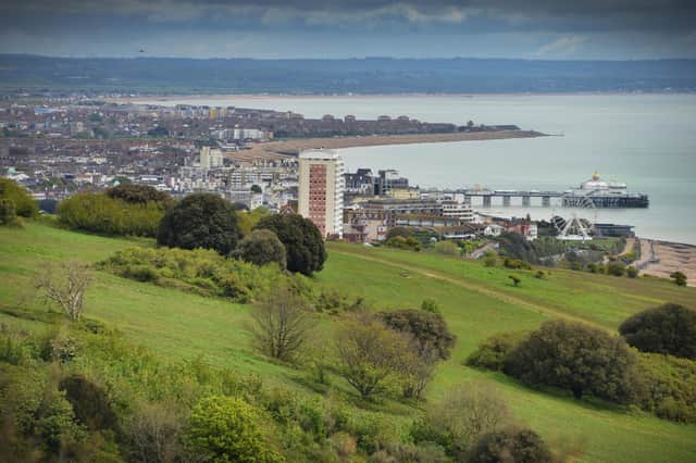 The view over Eastbourne seafront. Picture from Sussex World
