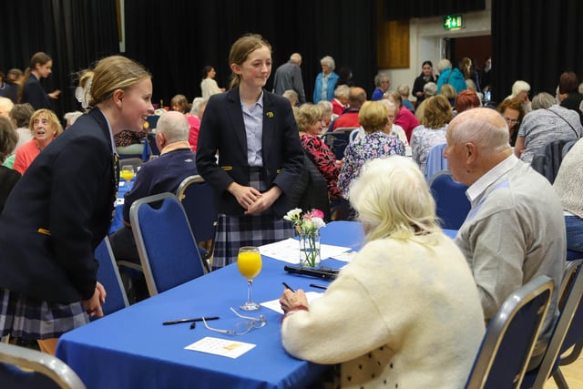 More than 120 senior citizens were treated to a summer tea party at Burgess Hill Girls on Tuesday, July 4
