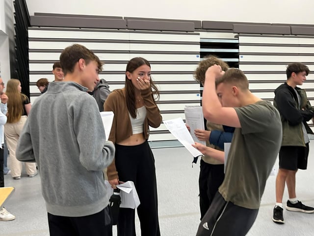 At Chailey School – over 30% of all GCSE grades being awarded at grades 9-7, over half of which were grade 8 and 9.