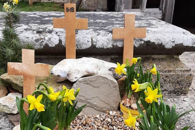 An Easter Garden at St Mary's church