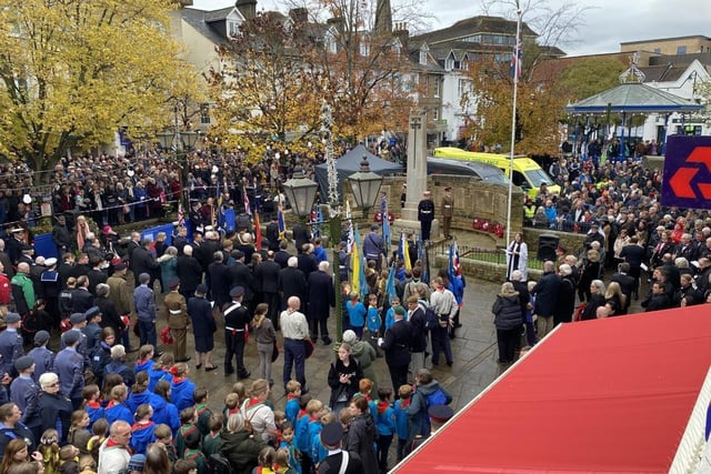 In Pictures: Remembrance Sunday commemorations in Horsham.