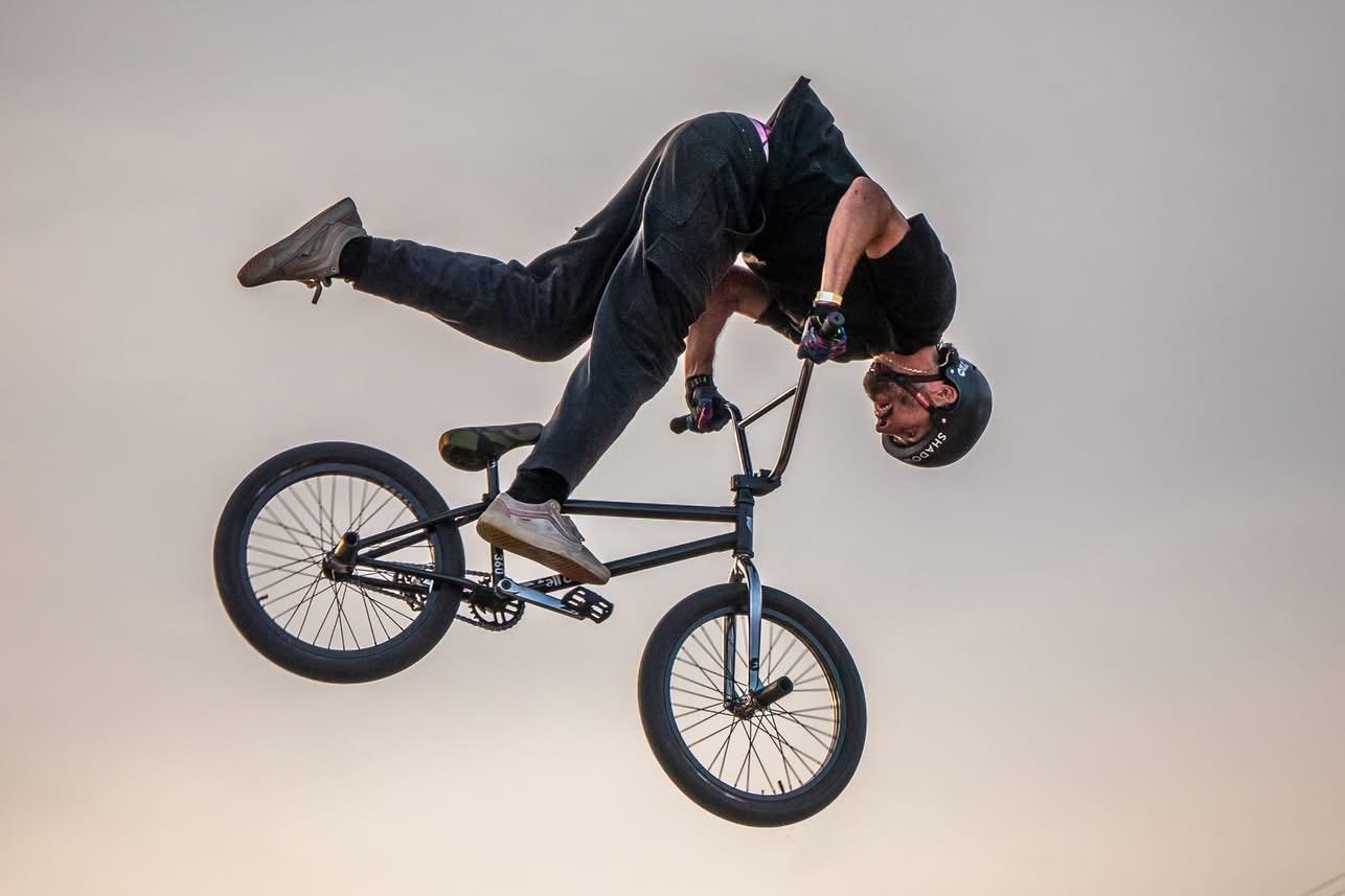 The Swatch Beach Best Trick on Hastings seafront, part of Source Park's BOH on September 5. Photo by Brian Bailey.