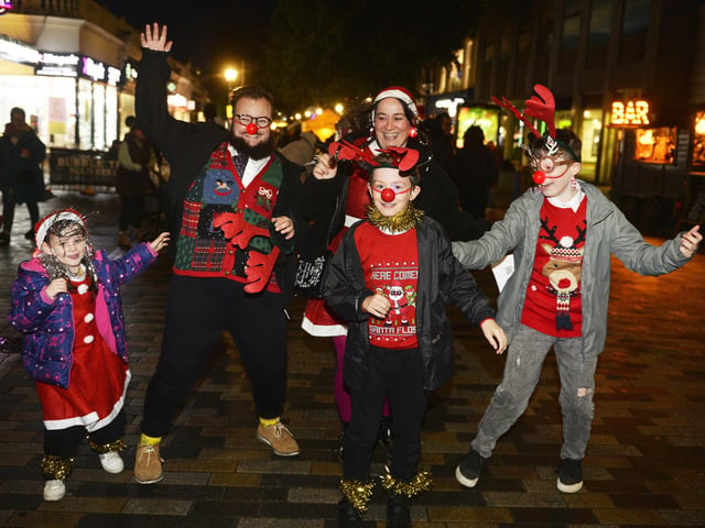Eastbourne Christmas light switch-on (Pic by Jon Rigby)