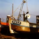 RX Dorothy Melinda taken by Steve Peak in 1984. The boat is currently on display outside Hastings Station but is sadly to be scrapped shortly