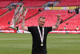 Former Brighton player and coach Nathan Jones led Charlton to the promotion last season