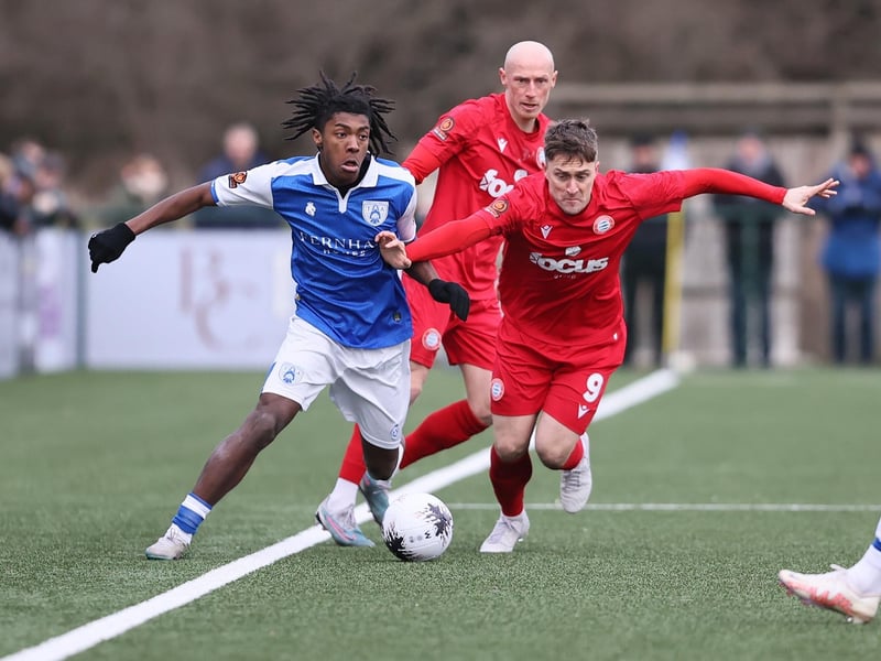 Worthing in action away to Tonbridge Angels in National League South
