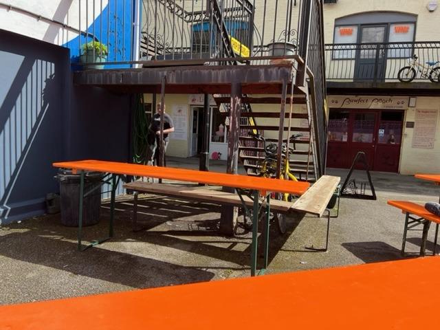 Smoke Shack outdoor seating