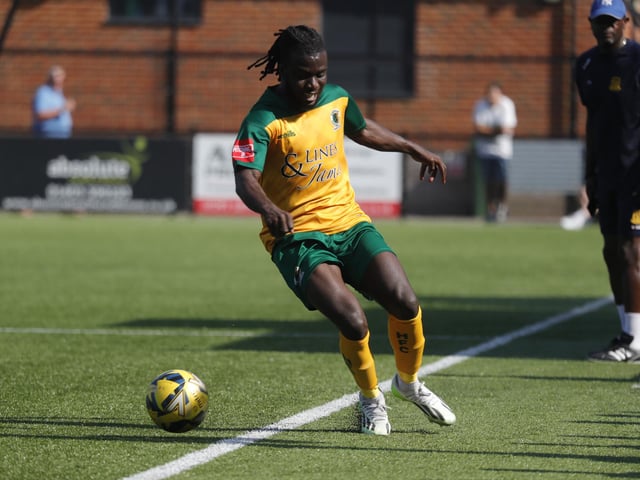 Action from Horsham's win over Cheshunt in the Isthmian premier division
