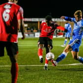 Action from Eastbourne Borough's 2-1 National League South defeat at home to Tonbridge Angels