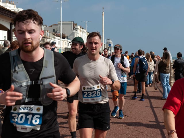 Hastings Half Marathon 2026 - pictures by Frank Copper