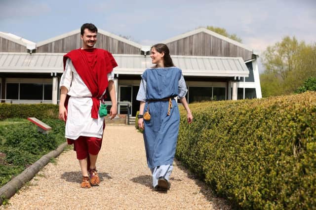 Fishbourne Roman Palace near Chichester is hosting At Home With The Romans this February Half Term