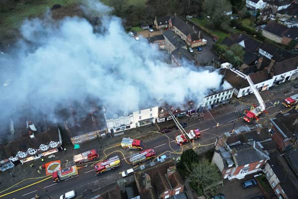 It's been a year since The Angel Inn went up in flames. Photo: Eddie Mitchell.