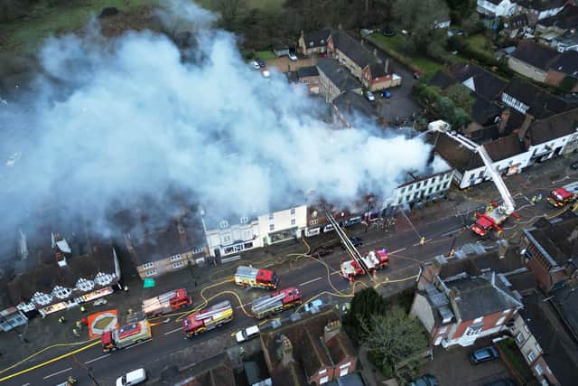 It's been a year since The Angel Inn went up in flames. Photo: Eddie Mitchell.