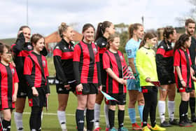 Lewes and their mascots pictured earlier in the season | Picture: James Boyes