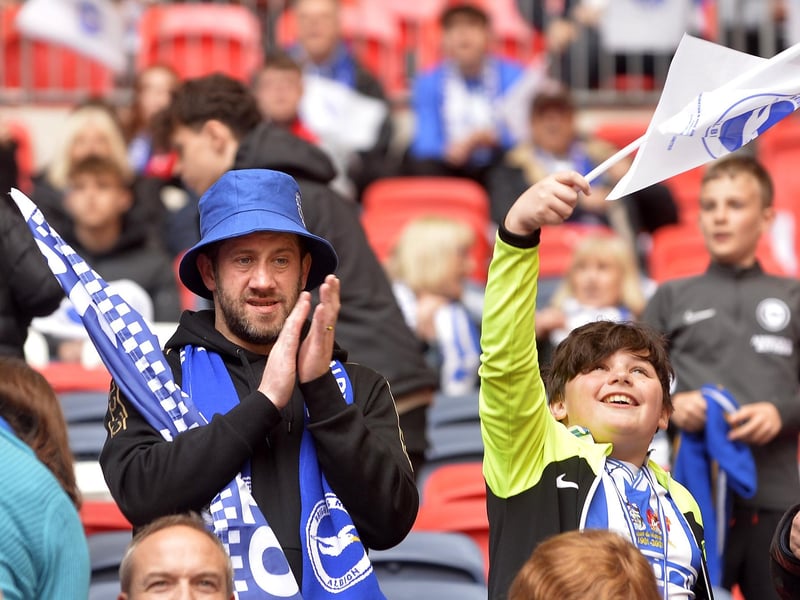 Brighton & Hove Albion V Man Utd Semi Final at Wembley(Photo by Jon Rigby)
