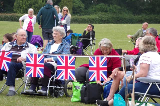 Families came together to celebrate the Queen's Platinum Jubilee with a picnic, games and dog show at the Allman Centre in Cowfold on Sunday, June 5