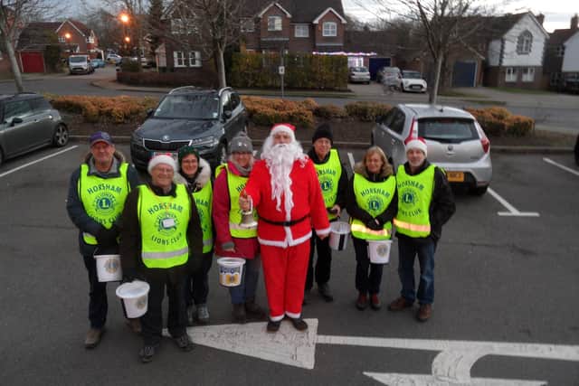 Horsham Lions Club volunteers fundraising for Christmas appeal
