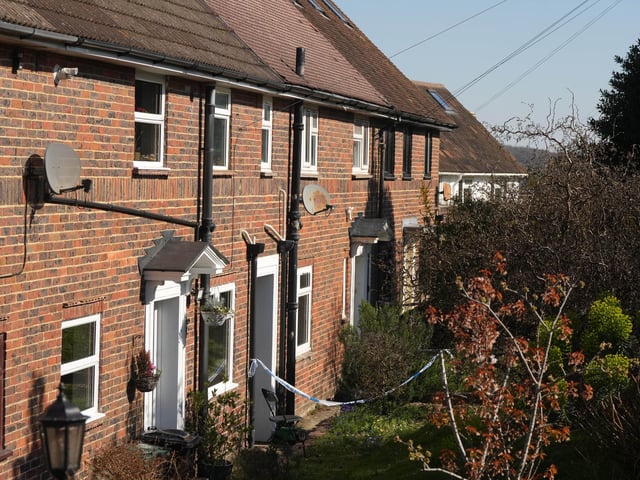 A police presence remains at a property in Sussex, after a man was found dead and a woman and child were seriously injured.