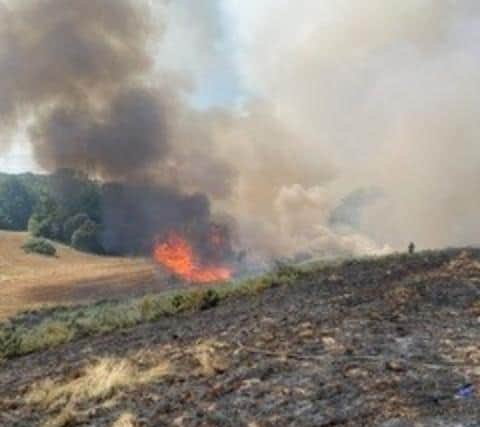 East Sussex Fire and Rescue Service was called to the fire in Battle