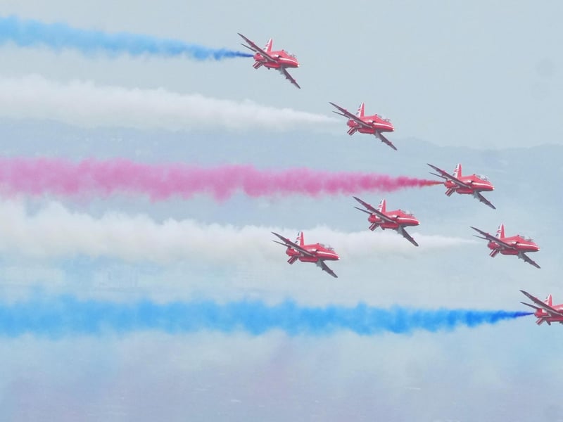 Red Arrows Eastbourne Airshow 2024