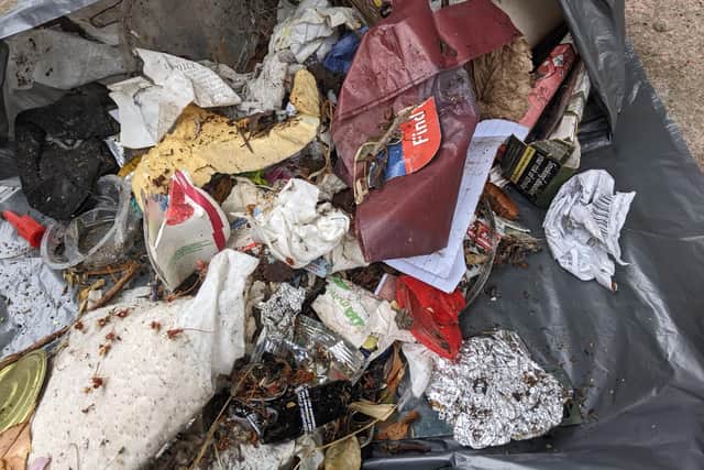 On average 200 bags of litter are collected every day