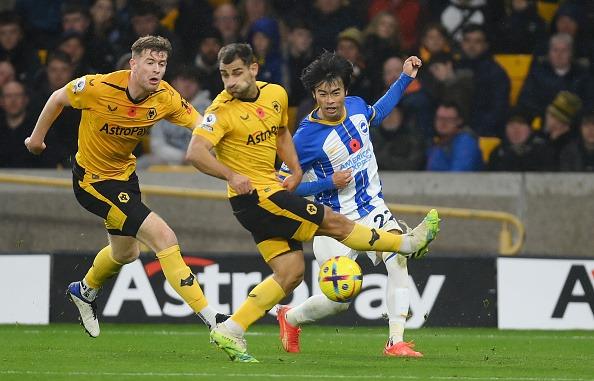 Brighton powered to a 1-0 lead through Adam Lallana but eased off and Wolves went 2-1 up with Gonçalo Guedes and Rúben Neves netting. A header from Kaoru Mitoma settled the nerves and the ever-reliable Pascal Gross grabbed all three points.