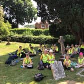Chidham Primary School pupils made bat and bird boxes, hedgehog nesting stations and insect hotels. Photo: Diocese of Chichester