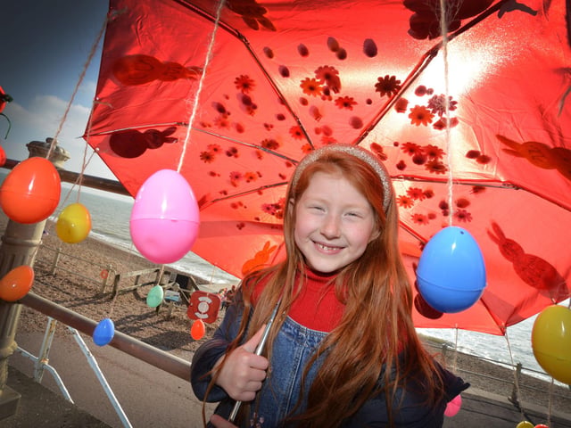 The Umbrella Parade on March 2 2025, which is part of Fat Tuesday. Photo taken at the start of the parade on St Leonards seafront.