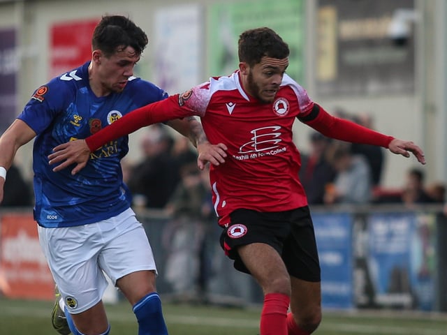 Pre-match service and minute’s silence precedes Eastbourne Borough's narrow 1-0 home win over St Albans City in the National League South