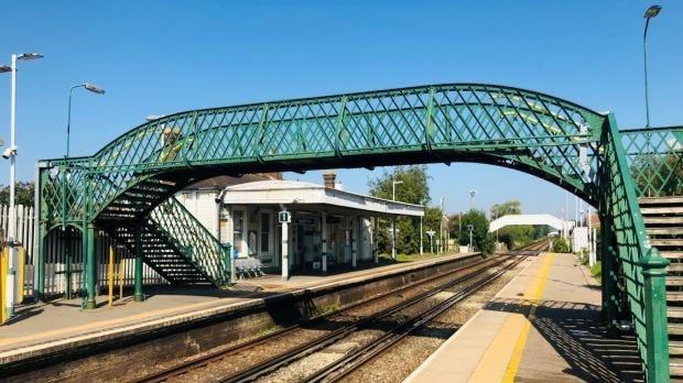 Hampden Park railway station footbridge reopened following refurbishment