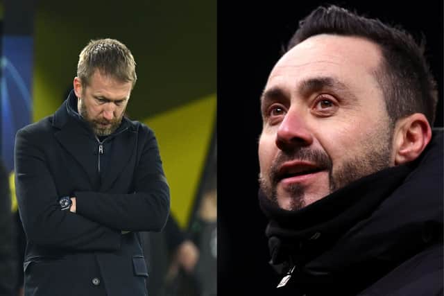 Graham Potter and Roberto De Zerbi have had differing fortunes ever since the former joined Chelsea and the latter was appointed at Brighton and Hove Albion
