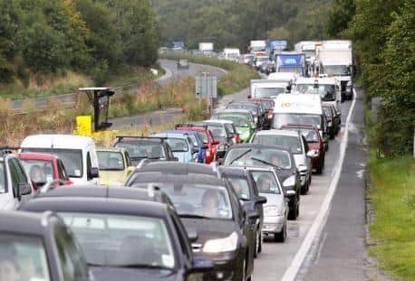 Traffic is expected on roads around Chichester