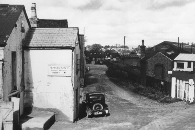 Nightingale Road in Horsham in 1950/51. Photo contributed by by Barry Stephenson.