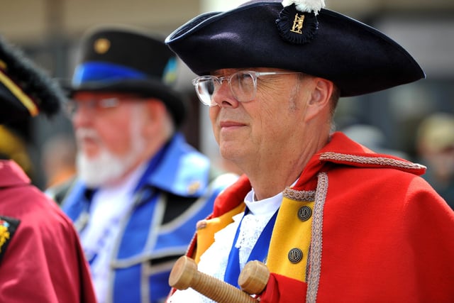 Ancient and Honourable Guild of Town Criers Championship competition taking place in Bognor Regis. Pic S Robards SR2206202