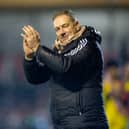 Crawley Town boss Scott Lindsey after the Swindon Town win on New Year's Day. Picture: Eva Gilbert