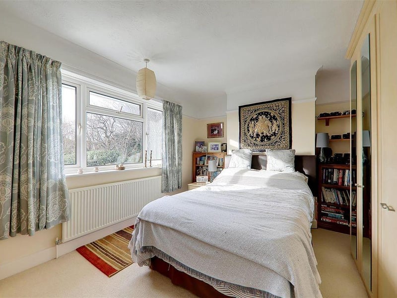 This three-bedroom detached house with feature garden has come on the market with Bacon and Company with a guide price of £725,000