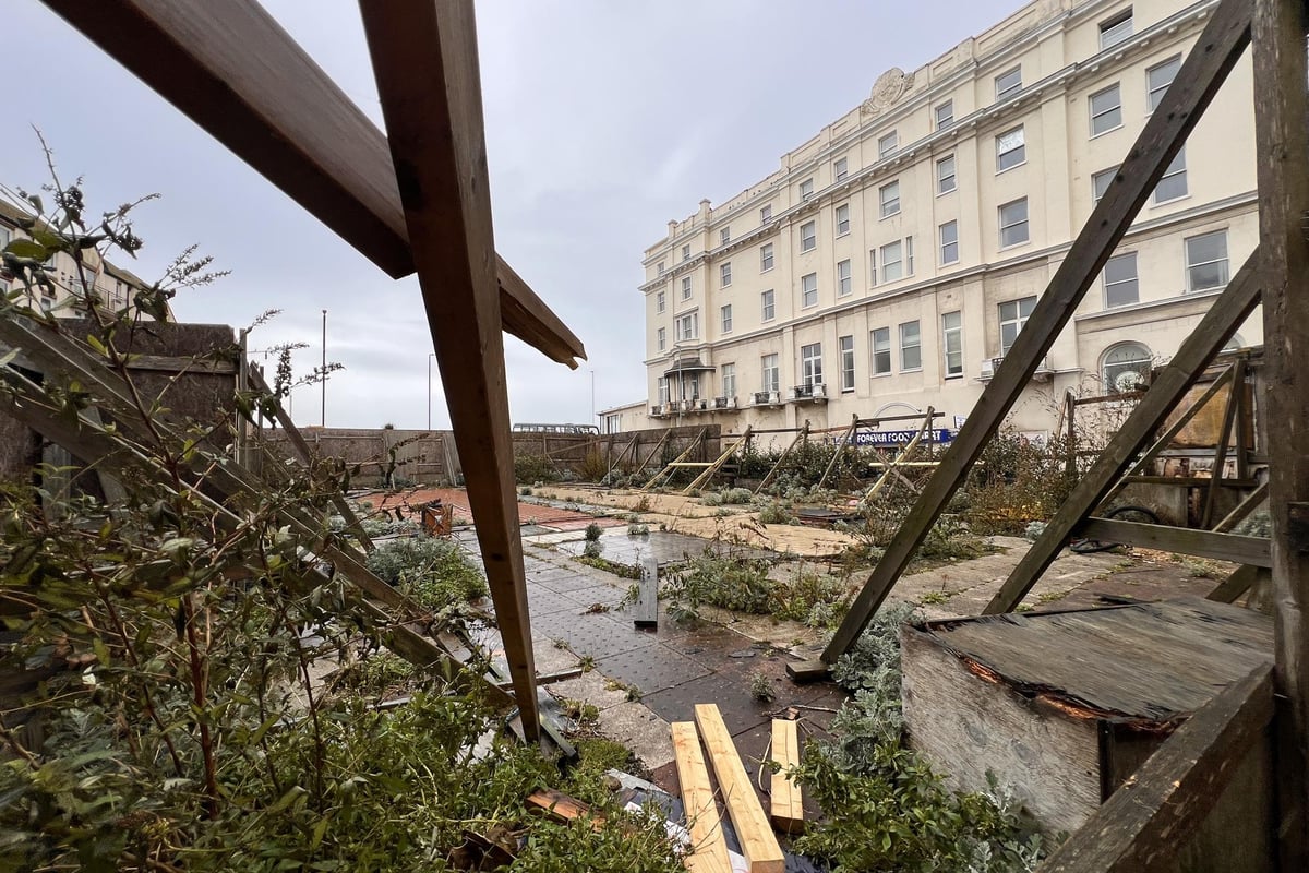 Storms leave trail of destruction at former Hastings public toilets site