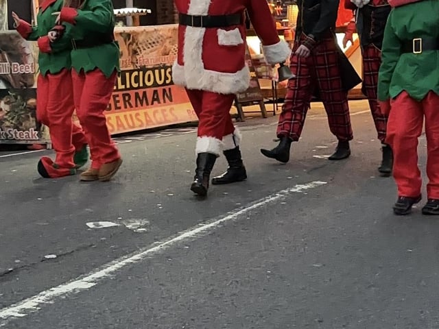 Christmas in Little Chelsea: Eastbourne residents enjoy festive event
