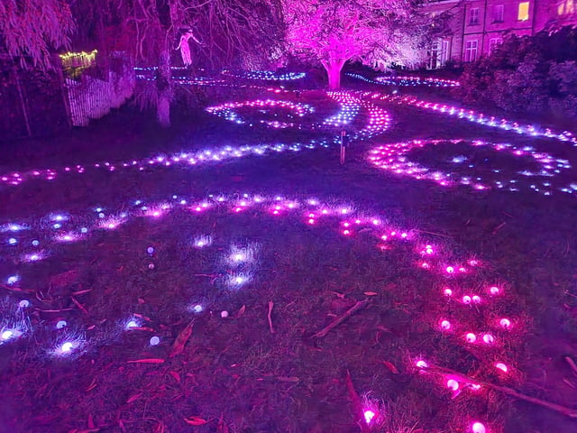 Leonardslee Lights 2024 transports guests into an enchanting world as the gardens come alive with stunning illuminations, captivating large-scale installations, mesmerising fountains and more